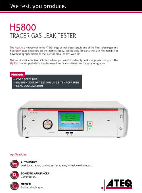 H5800_cover tracer leak tester H8000